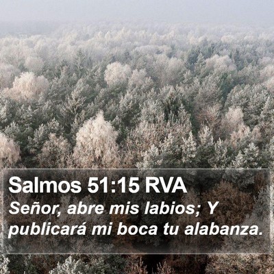 Salmos 51:15 RVA Bible Verse Image