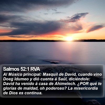 Salmos 52:1 RVA Bible Verse Image