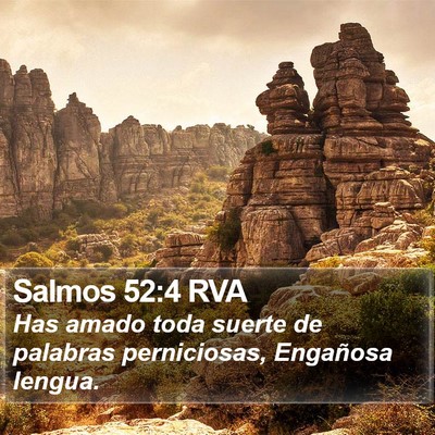 Salmos 52:4 RVA Bible Verse Image