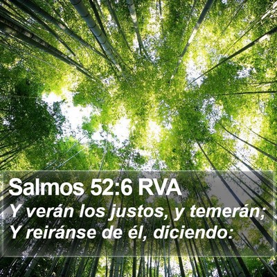 Salmos 52:6 RVA Bible Verse Image