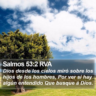 Salmos 53:2 RVA Bible Verse Image