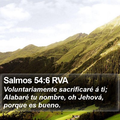 Salmos 54:6 RVA Bible Verse Image