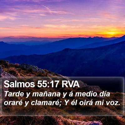 Salmos 55:17 RVA Bible Verse Image
