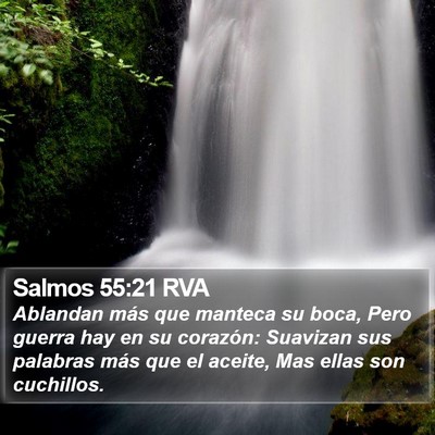 Salmos 55:21 RVA Bible Verse Image