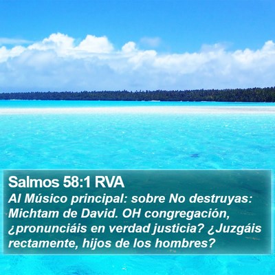 Salmos 58:1 RVA Bible Verse Image