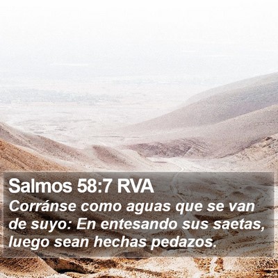 Salmos 58:7 RVA Bible Verse Image