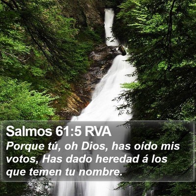 Salmos 61:5 RVA Bible Verse Image