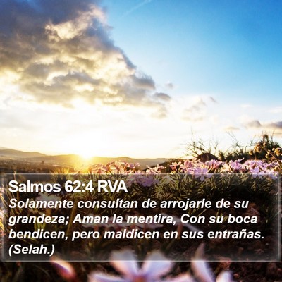 Salmos 62:4 RVA Bible Verse Image