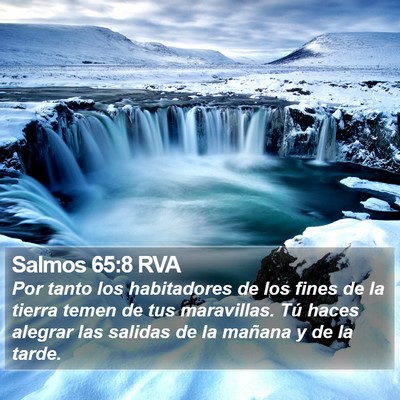 Salmos 65:8 RVA Bible Verse Image