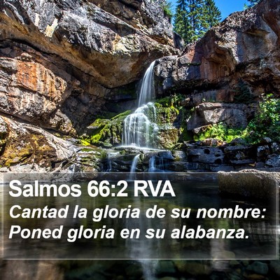 Salmos 66:2 RVA Bible Verse Image
