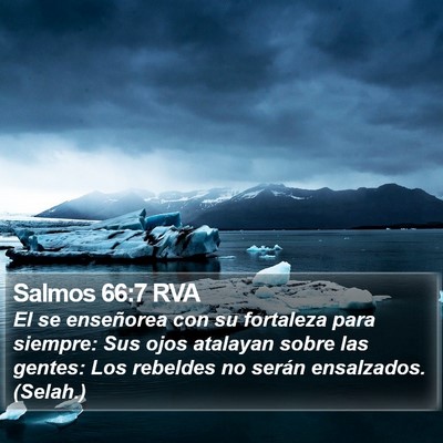 Salmos 66:7 RVA Bible Verse Image