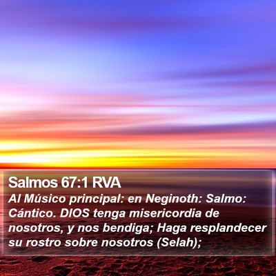 Salmos 67:1 RVA Bible Verse Image