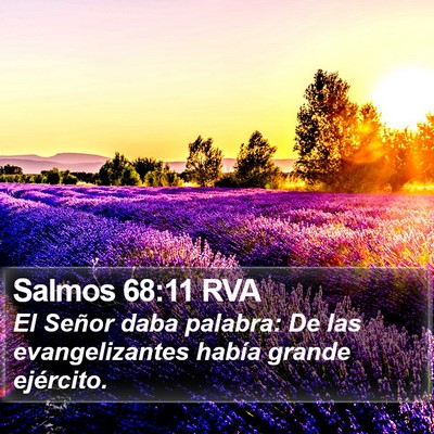 Salmos 68:11 RVA Bible Verse Image
