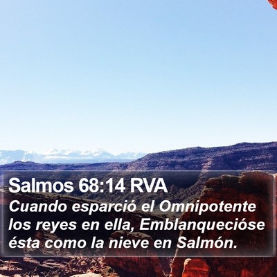 Salmos 68:14 RVA Bible Verse Image
