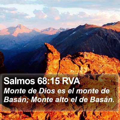 Salmos 68:15 RVA Bible Verse Image