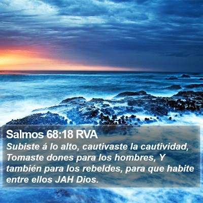 Salmos 68:18 RVA Bible Verse Image