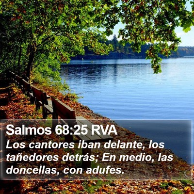 Salmos 68:25 RVA Bible Verse Image