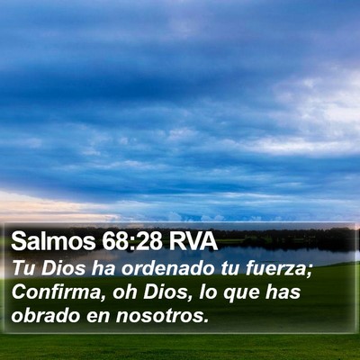 Salmos 68:28 RVA Bible Verse Image