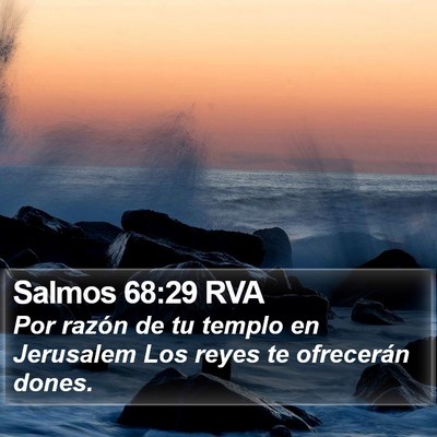 Salmos 68:29 RVA Bible Verse Image