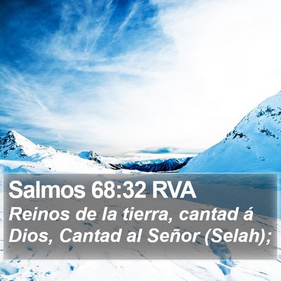 Salmos 68:32 RVA Bible Verse Image