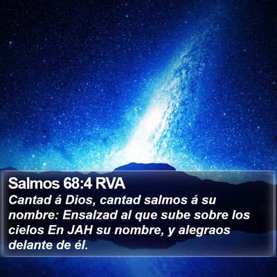Salmos 68:4 RVA Bible Verse Image