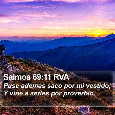 Salmos 69:11 RVA Bible Verse Image