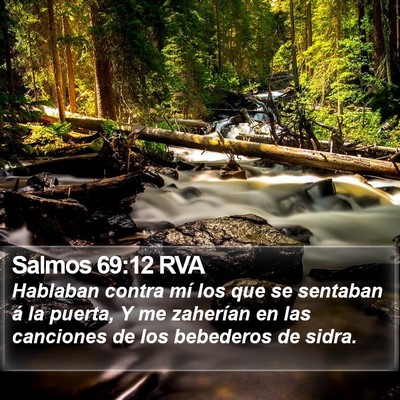 Salmos 69:12 RVA Bible Verse Image
