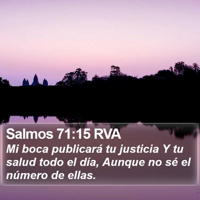 Salmos 71:15 RVA Bible Verse Image