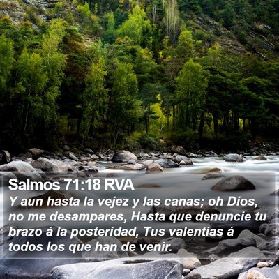 Salmos 71:18 RVA Bible Verse Image