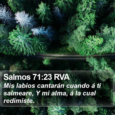 Salmos 71:23 RVA Bible Verse Image