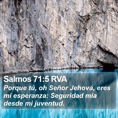 Salmos 71:5 RVA Bible Verse Image