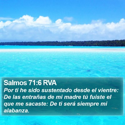 Salmos 71:6 RVA Bible Verse Image