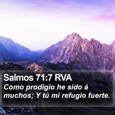 Salmos 71:7 RVA Bible Verse Image