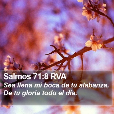 Salmos 71:8 RVA Bible Verse Image