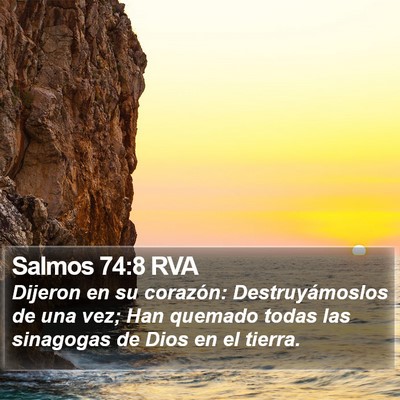 Salmos 74:8 RVA Bible Verse Image