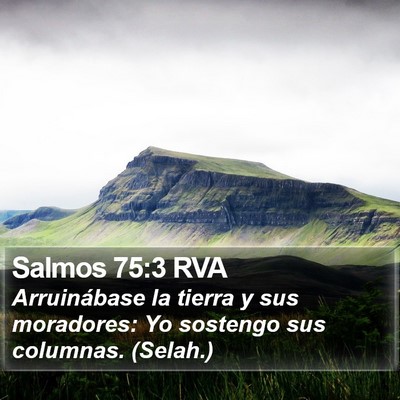 Salmos 75:3 RVA Bible Verse Image