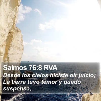 Salmos 76:8 RVA Bible Verse Image