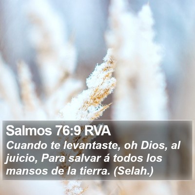 Salmos 76:9 RVA Bible Verse Image