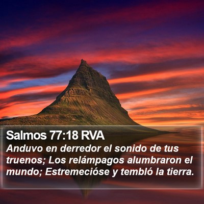 Salmos 77:18 RVA Bible Verse Image