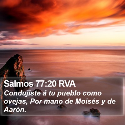 Salmos 77:20 RVA Bible Verse Image