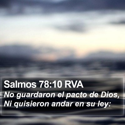 Salmos 78:10 RVA Bible Verse Image