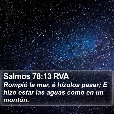 Salmos 78:13 RVA Bible Verse Image