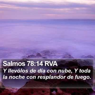 Salmos 78:14 RVA Bible Verse Image