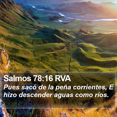 Salmos 78:16 RVA Bible Verse Image