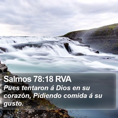 Salmos 78:18 RVA Bible Verse Image