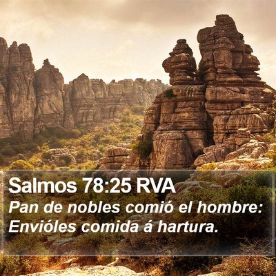 Salmos 78:25 RVA Bible Verse Image