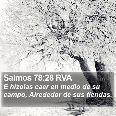 Salmos 78:28 RVA Bible Verse Image