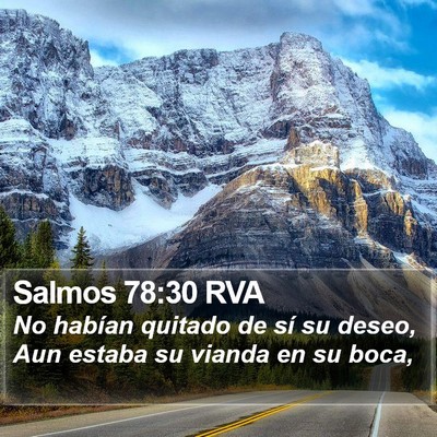 Salmos 78:30 RVA Bible Verse Image