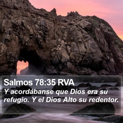 Salmos 78:35 RVA Bible Verse Image