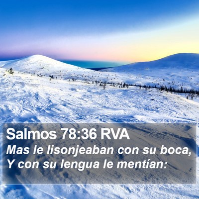 Salmos 78:36 RVA Bible Verse Image